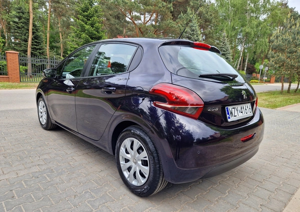 Peugeot 208 cena 28900 przebieg: 101000, rok produkcji 2016 z Łochów małe 326